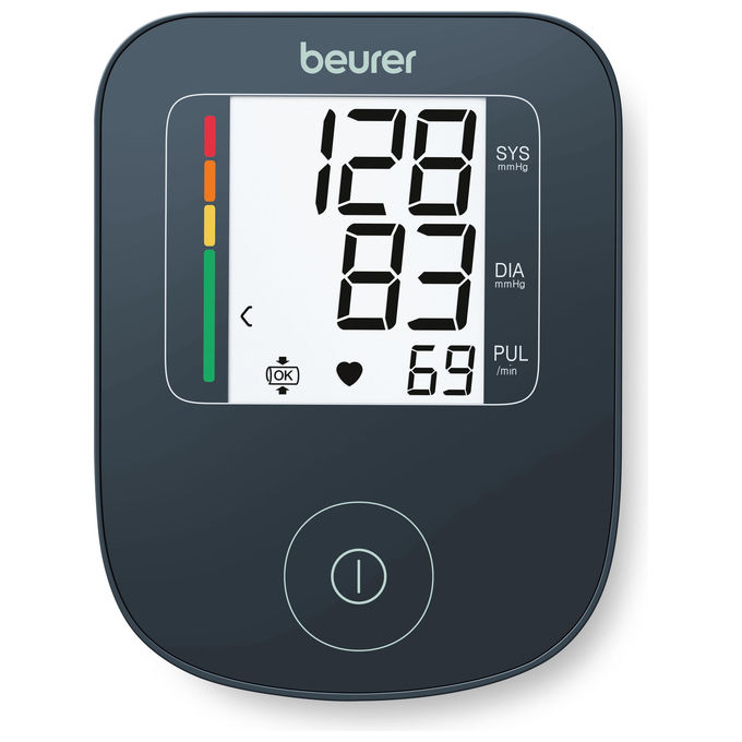 Beurer 61015 BM23 Misuratore di Pressione Sanguigna Automatico per Arti Superiori con Rilevazione Aritmia Colore Antracite
