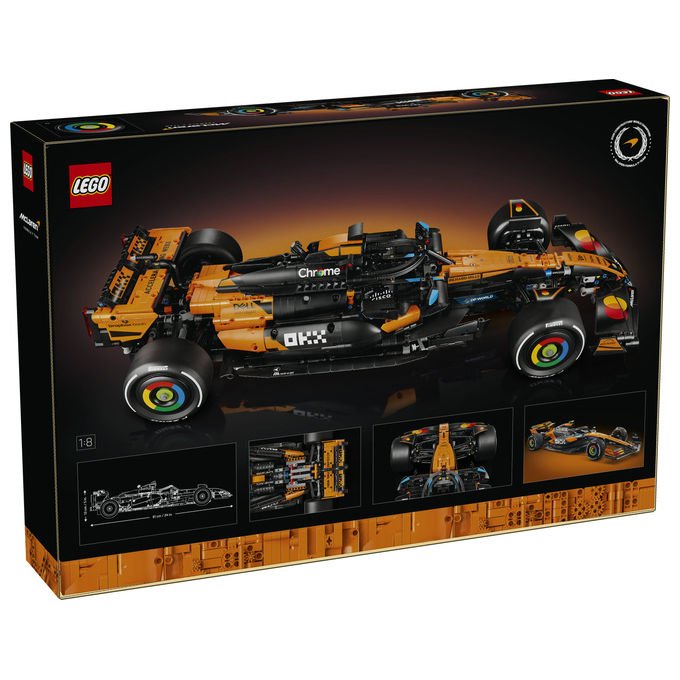 Lego 42228 Technic Set di Costruzione Auto McLaren MCL39 F1 scala 1:8 1675 pezzi Motore V6 DRS per Adulti