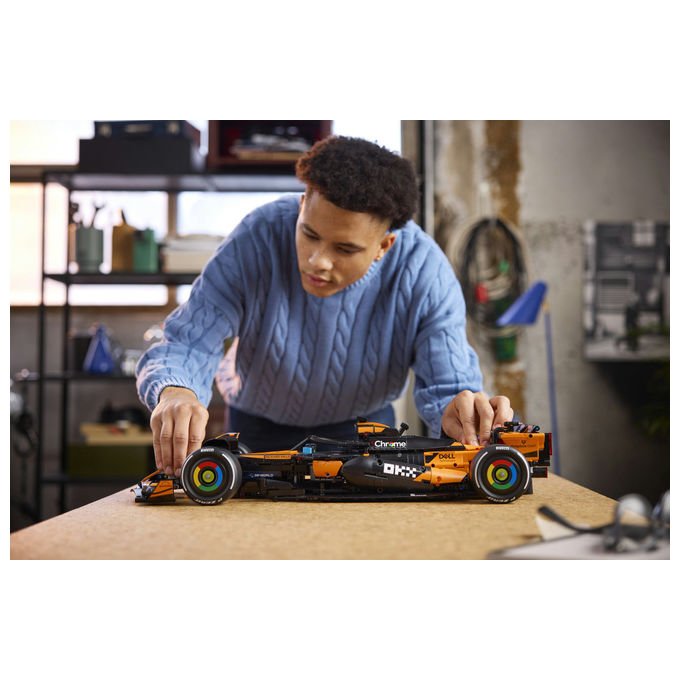 Lego 42228 Technic Set di Costruzione Auto McLaren MCL39 F1 scala 1:8 1675 pezzi Motore V6 DRS per Adulti