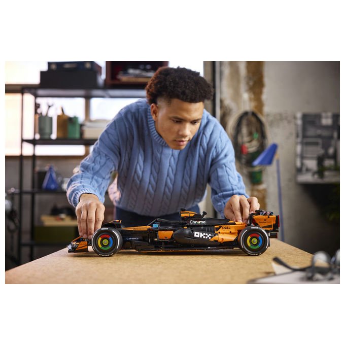 Lego 42228 Technic Set di Costruzione Auto McLaren MCL39 F1 scala 1:8 1675 pezzi Motore V6 DRS per Adulti