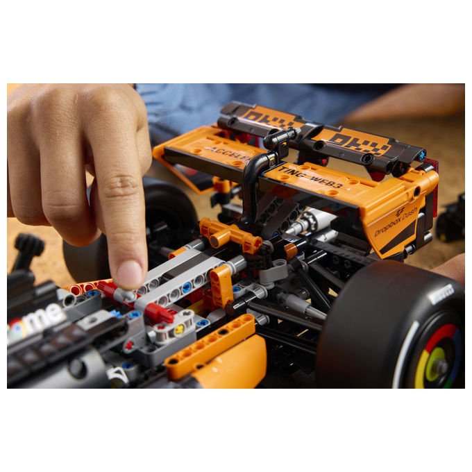 Lego 42228 Technic Set di Costruzione Auto McLaren MCL39 F1 scala 1:8 1675 pezzi Motore V6 DRS per Adulti