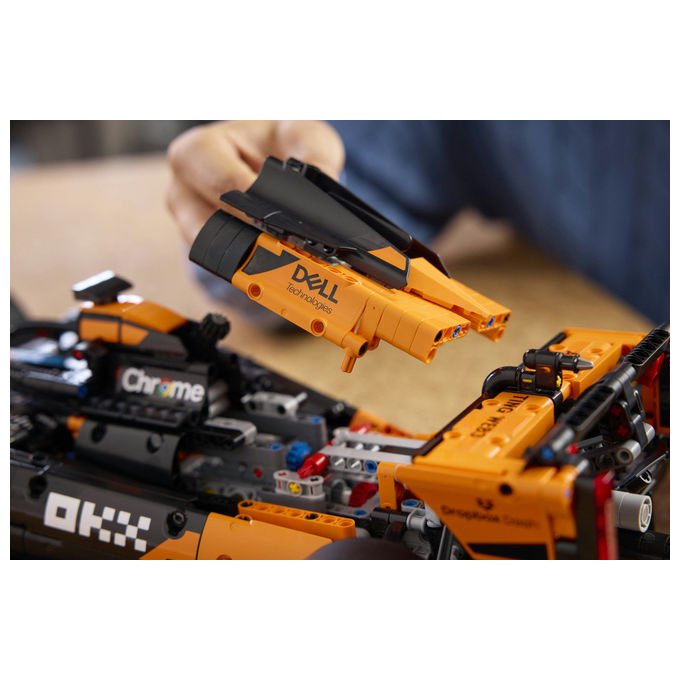 Lego 42228 Technic Set di Costruzione Auto McLaren MCL39 F1 scala 1:8 1675 pezzi Motore V6 DRS per Adulti