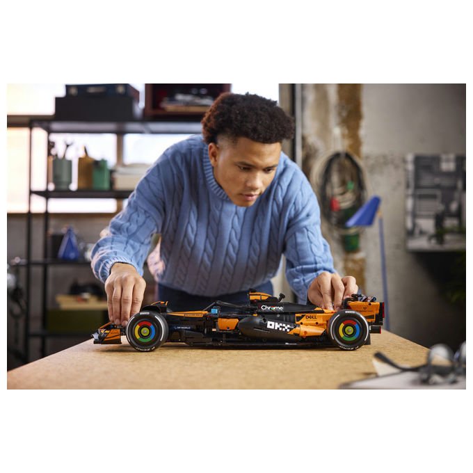 Lego 42228 Technic Set di Costruzione Auto McLaren MCL39 F1 scala 1:8 1675 pezzi Motore V6 DRS per Adulti