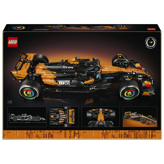 Lego 42228 Technic Set di Costruzione Auto McLaren MCL39 F1 scala 1:8 1675 pezzi Motore V6 DRS per Adulti
