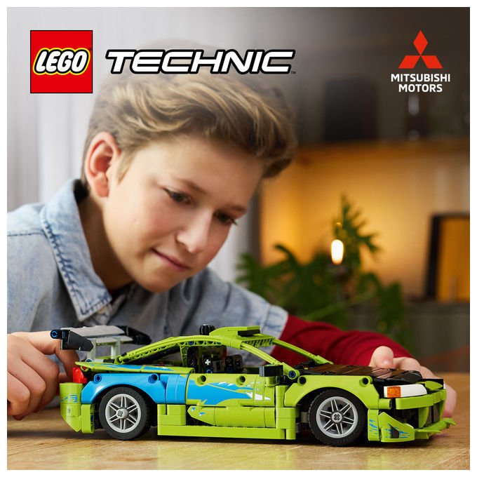 Lego 42229 Technic Set da costruzione Auto Mitsubishi Eclipse Fast and Furious 827 pezzi da 14 anni