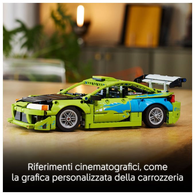 Lego 42229 Technic Set da costruzione Auto Mitsubishi Eclipse Fast and Furious 827 pezzi da 14 anni