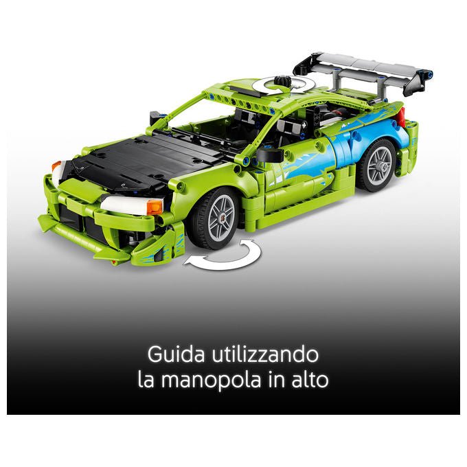 Lego 42229 Technic Set da costruzione Auto Mitsubishi Eclipse Fast and Furious 827 pezzi da 14 anni