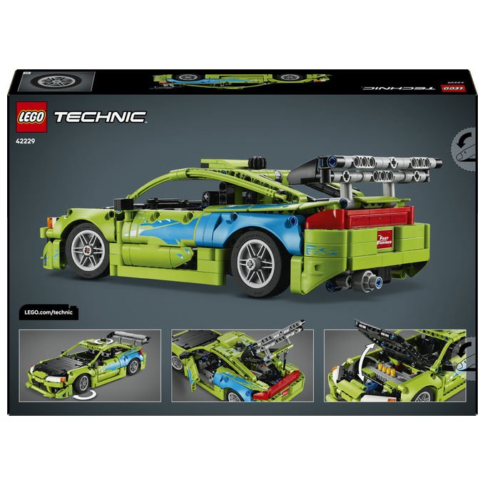 Lego 42229 Technic Set da costruzione Auto Mitsubishi Eclipse Fast and Furious 827 pezzi da 14 anni
