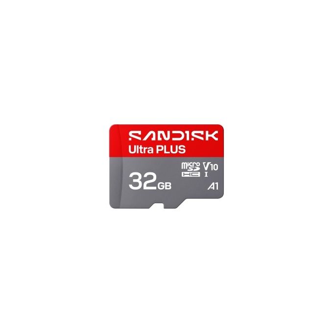 SanDisk SDSQUB3-032G-GS6MA Scheda di memoria MicroSDHC 32 GB Classe 10 UHS-I U1 V10 A1 con adattatore SD colore Nero