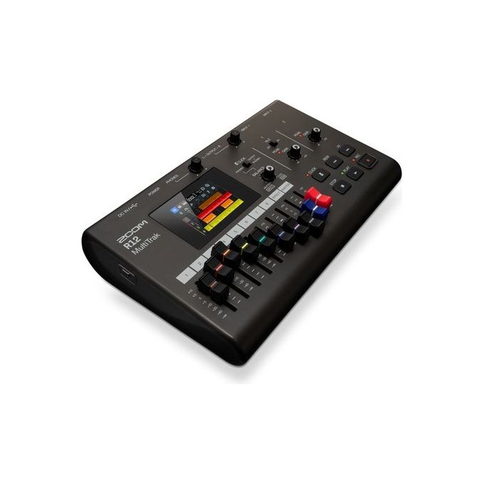 Zoom Multitrak r12 Registratore Multitraccia Nero