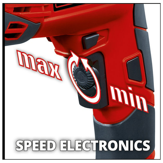 Einhell Trapano A Percussione TC-ID 1000 E Kit Completo Con Set Di Punte 16 Pezzi E Valigetta Per Fai Da Te