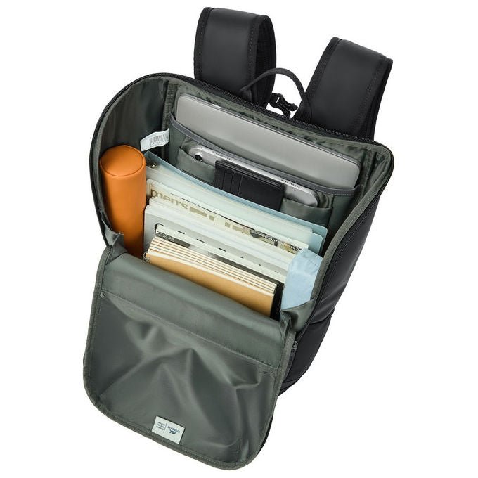 Rivacase 7856 Eden ECO Zaino urbano per laptop fino a 15.6 pollici materiale ecologico pelle ecologica poliestere RPET colore Nero