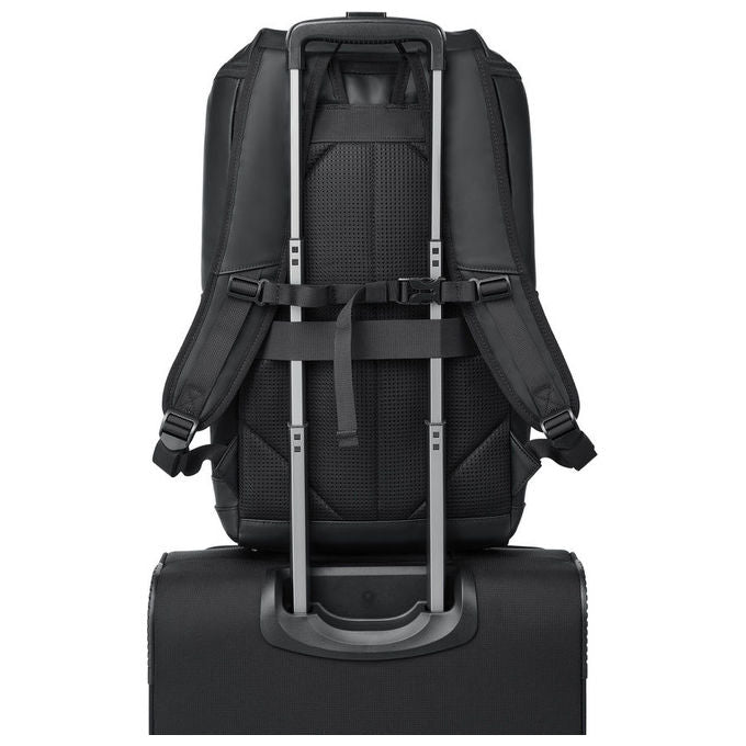Rivacase 7856 Eden ECO Zaino urbano per laptop fino a 15.6 pollici materiale ecologico pelle ecologica poliestere RPET colore Nero