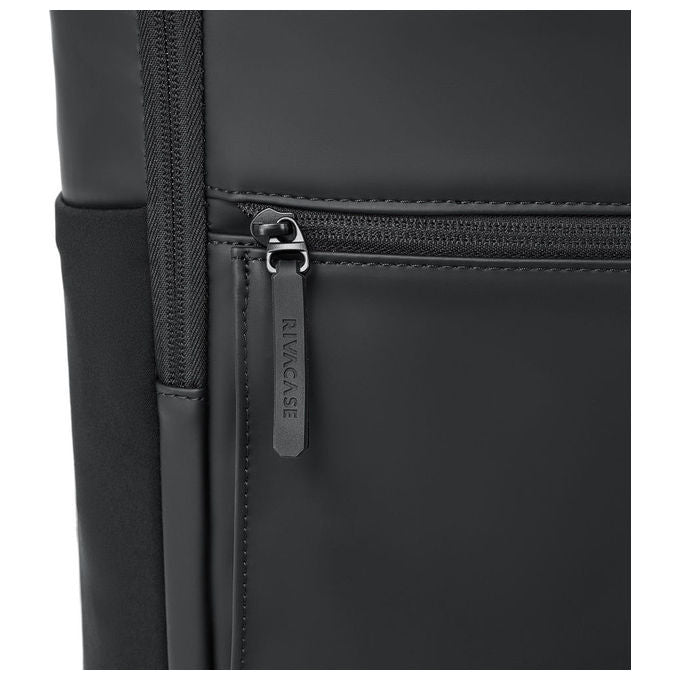 Rivacase 7856 Eden ECO Zaino urbano per laptop fino a 15.6 pollici materiale ecologico pelle ecologica poliestere RPET colore Nero