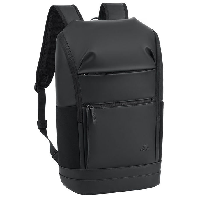 Rivacase 7856 Eden ECO Zaino urbano per laptop fino a 15.6 pollici materiale ecologico pelle ecologica poliestere RPET colore Nero