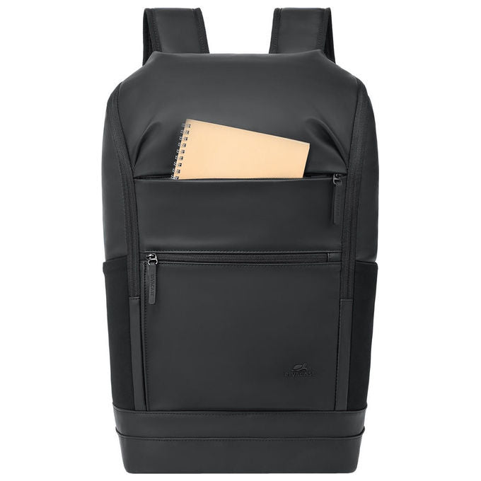 Rivacase 7856 Eden ECO Zaino urbano per laptop fino a 15.6 pollici materiale ecologico pelle ecologica poliestere RPET colore Nero