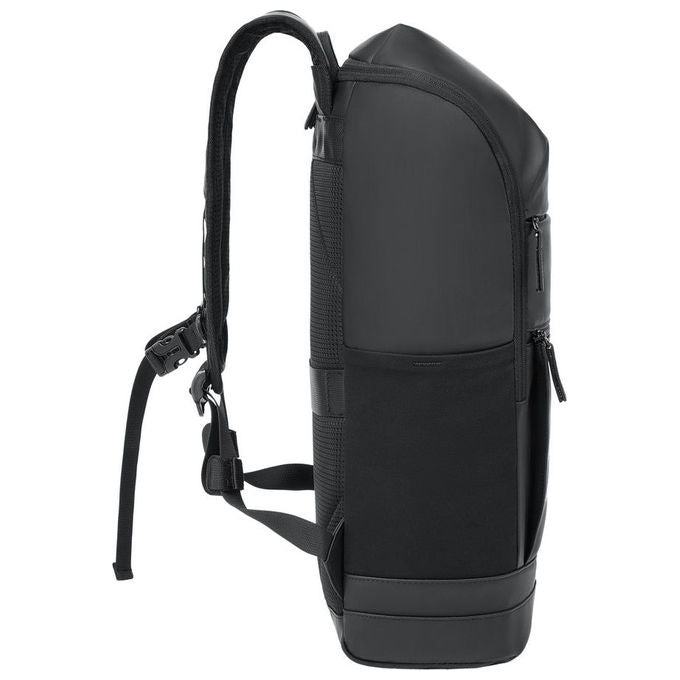 Rivacase 7856 Eden ECO Zaino urbano per laptop fino a 15.6 pollici materiale ecologico pelle ecologica poliestere RPET colore Nero