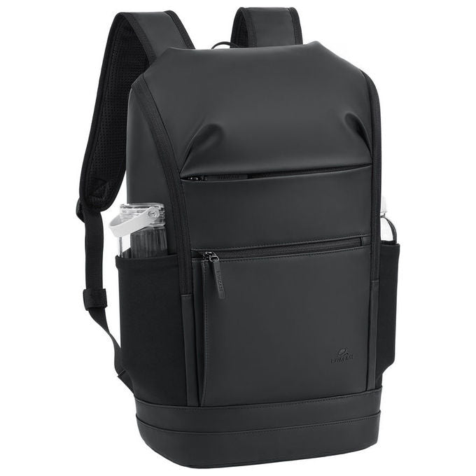 Rivacase 7856 Eden ECO Zaino urbano per laptop fino a 15.6 pollici materiale ecologico pelle ecologica poliestere RPET colore Nero