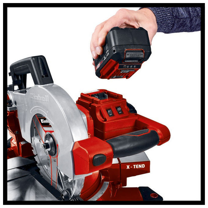 Einhell Troncatrice A Batteria Te-Ms 18-210 Li (Batteria Non Inclusa)