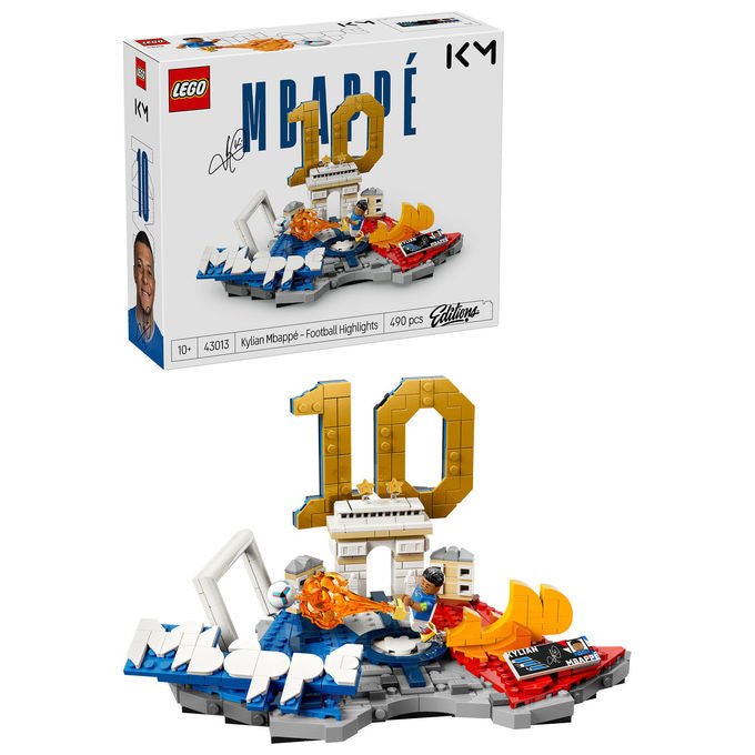 Lego 43013 Editions Set da costruzione Highlights Calcistici Kylian Mbappé 490 pezzi con Minifigure da Collezione