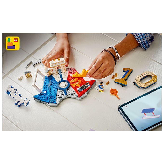 Lego 43013 Editions Set da costruzione Highlights Calcistici Kylian Mbappé 490 pezzi con Minifigure da Collezione