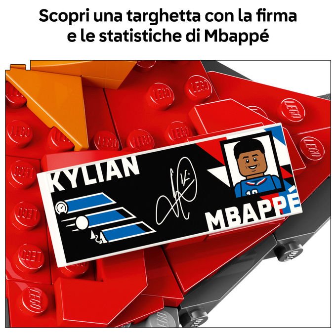 Lego 43013 Editions Set da costruzione Highlights Calcistici Kylian Mbappé 490 pezzi con Minifigure da Collezione