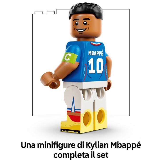 Lego 43013 Editions Set da costruzione Highlights Calcistici Kylian Mbappé 490 pezzi con Minifigure da Collezione