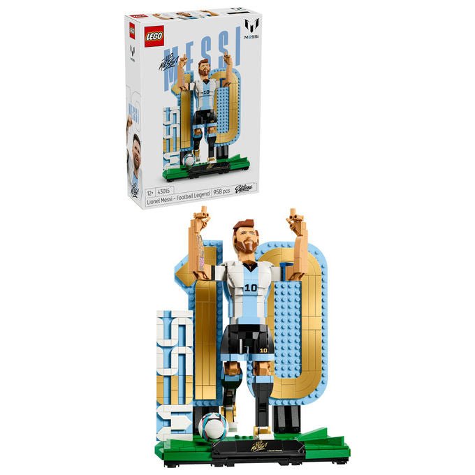 Lego 43015 Editions Lionel Messi Leggenda del Calcio Action Figure da Collezione 958 pezzi 12+