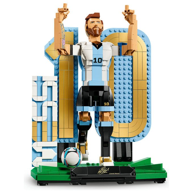 Lego 43015 Editions Lionel Messi Leggenda del Calcio Action Figure da Collezione 958 pezzi 12+