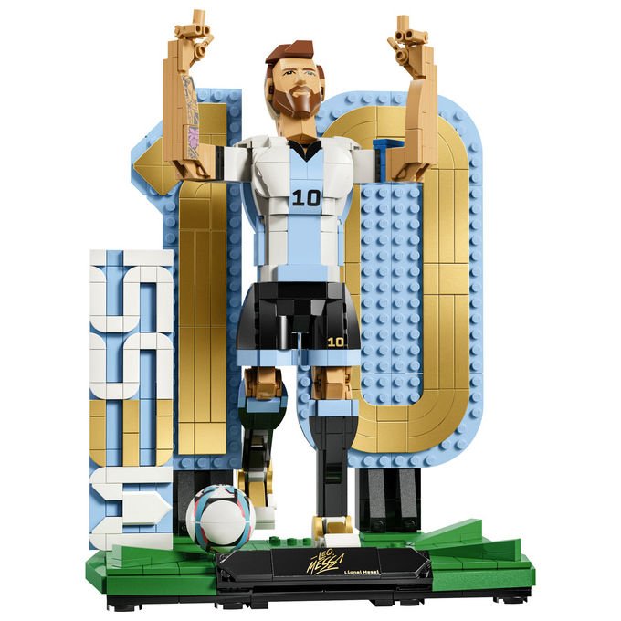 Lego 43015 Editions Lionel Messi Leggenda del Calcio Action Figure da Collezione 958 pezzi 12+