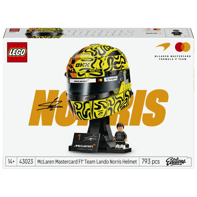 Lego 43023 Editions Set di Costruzioni Casco Lando Norris McLaren F1 793 pezzi 14+