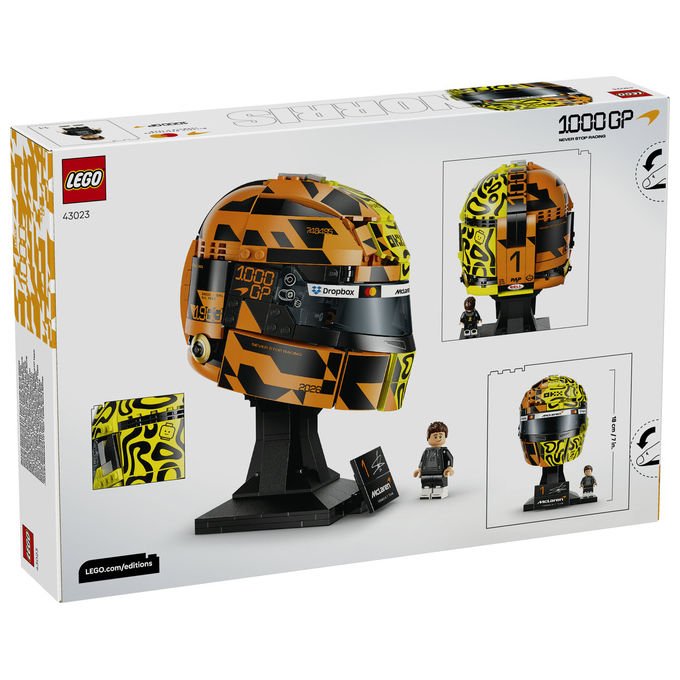 Lego 43023 Editions Set di Costruzioni Casco Lando Norris McLaren F1 793 pezzi 14+