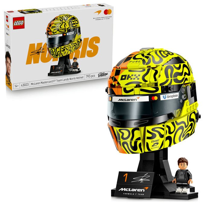 Lego 43023 Editions Set di Costruzioni Casco Lando Norris McLaren F1 793 pezzi 14+