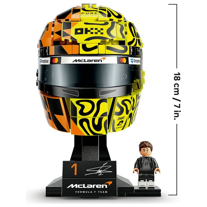 Lego 43023 Editions Set di Costruzioni Casco Lando Norris McLaren F1 793 pezzi 14+