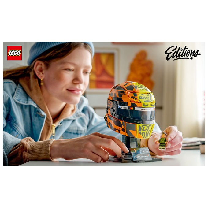 Lego 43023 Editions Set di Costruzioni Casco Lando Norris McLaren F1 793 pezzi 14+