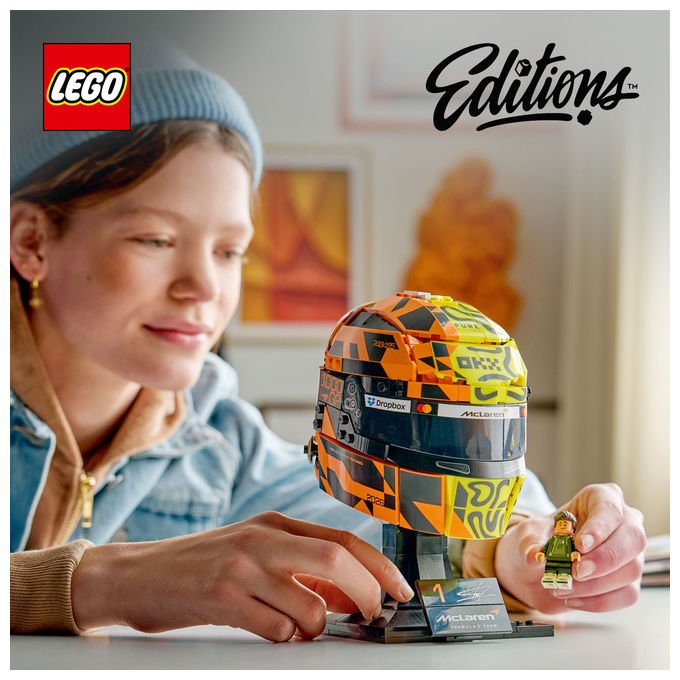 Lego 43023 Editions Set di Costruzioni Casco Lando Norris McLaren F1 793 pezzi 14+