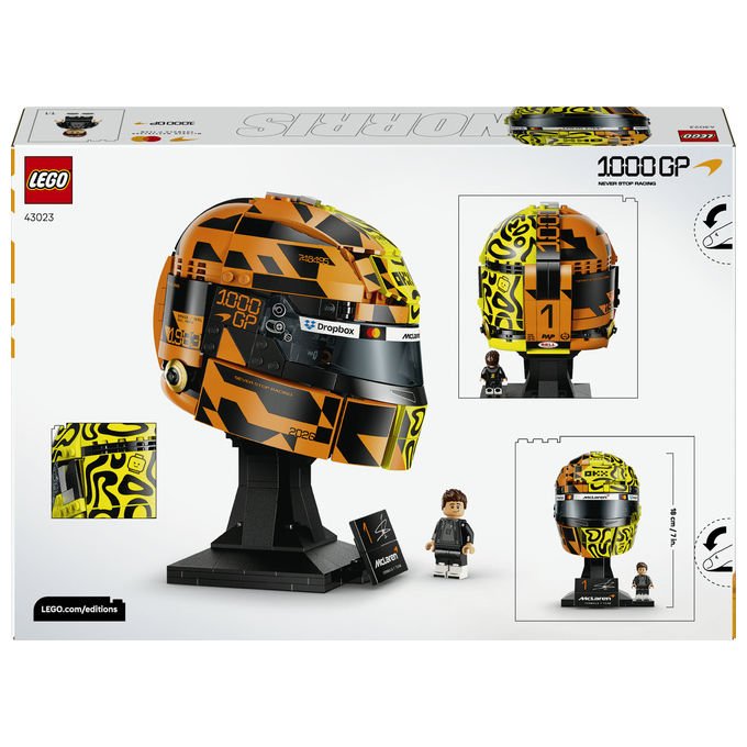 Lego 43023 Editions Set di Costruzioni Casco Lando Norris McLaren F1 793 pezzi 14+