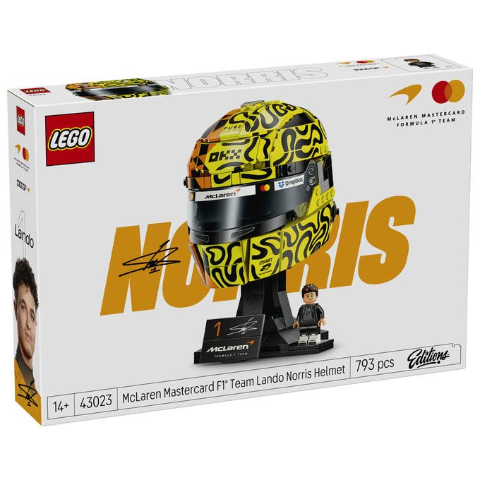 Lego 43023 Editions Set di Costruzioni Casco Lando Norris McLaren F1 793 pezzi 14+