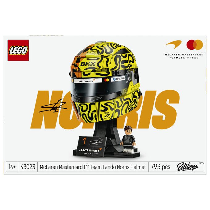 Lego 43023 Editions Set di Costruzioni Casco Lando Norris McLaren F1 793 pezzi 14+