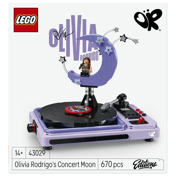 Lego 43029 Editions Set da costruzione con giradischi vinile e minifigure 670 pezzi colore Multicolore