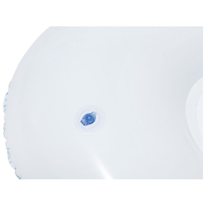 Bestway 43097 Ciambella Poltrona Gonfiabile Flip Pillow 102x94 cm Schienale Ribaltabile Portabicchieri colore Turchese
