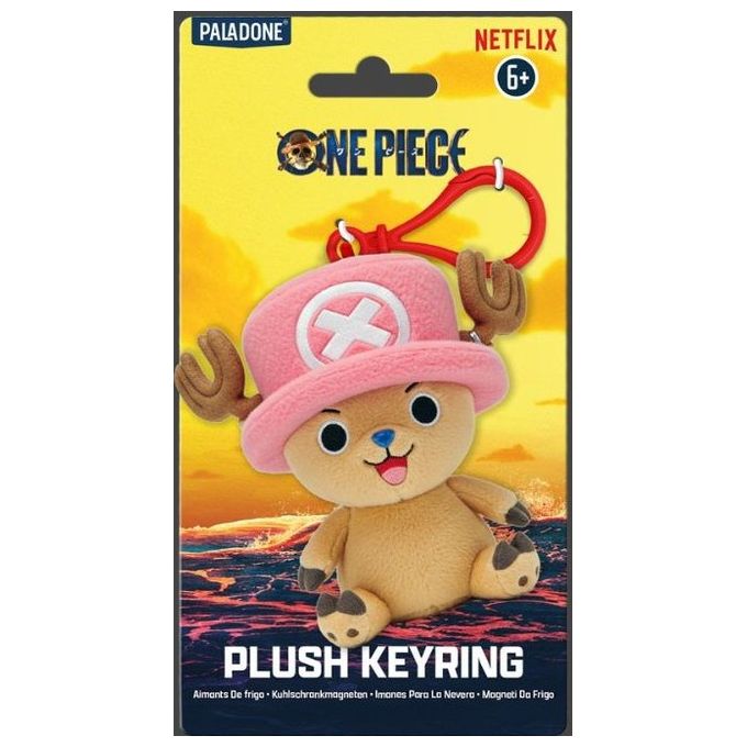 Paladone 5056577779004 Portachiavi Peluche Tony Tony Chopper One Piece colore Multicolore