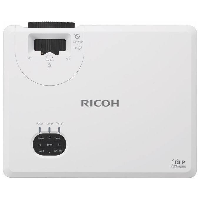 Ricoh 432482 PJ WUL5860 Proiettore DLP WUXGA 4000 ANSI lumen HDMI 2.0 Laser 20000 h colore Bianco