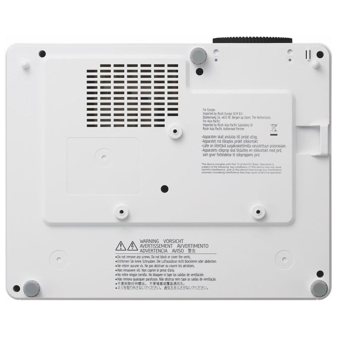 Ricoh 432482 PJ WUL5860 Proiettore DLP WUXGA 4000 ANSI lumen HDMI 2.0 Laser 20000 h colore Bianco