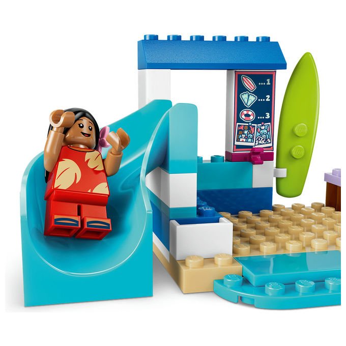 Lego 43280 Disney Classic Divertimento in Spiaggia con Lilo e Stitch Set Costruzioni 113 Pezzi 2 Minifigure da 4 Anni