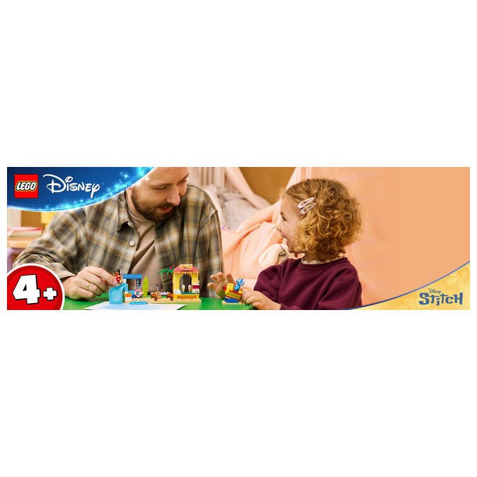 Lego 43280 Disney Classic Divertimento in Spiaggia con Lilo e Stitch Set Costruzioni 113 Pezzi 2 Minifigure da 4 Anni