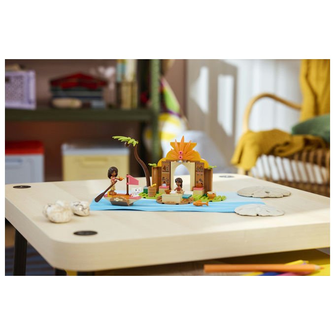 Lego 43282 Disney Princess Vaiana Casa del Villaggio e Barca Set Costruzioni 85 pezzi 2 Mini Bamboline da 4 anni