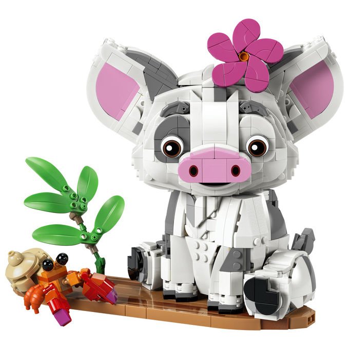 Lego 43292 Disney Vaiana Pua Action Figure Costruibile 885 Pezzi 9 Anni