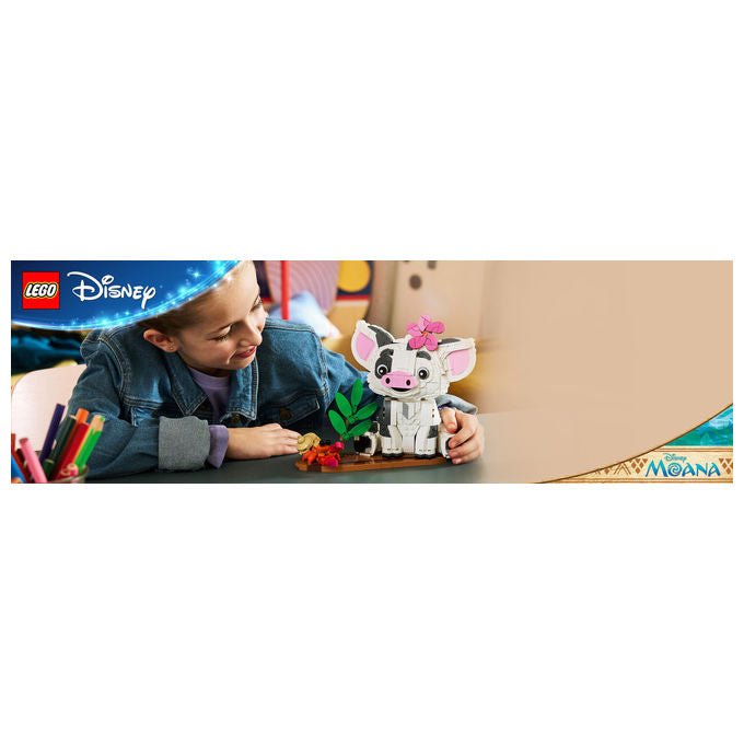 Lego 43292 Disney Vaiana Pua Action Figure Costruibile 885 Pezzi 9 Anni