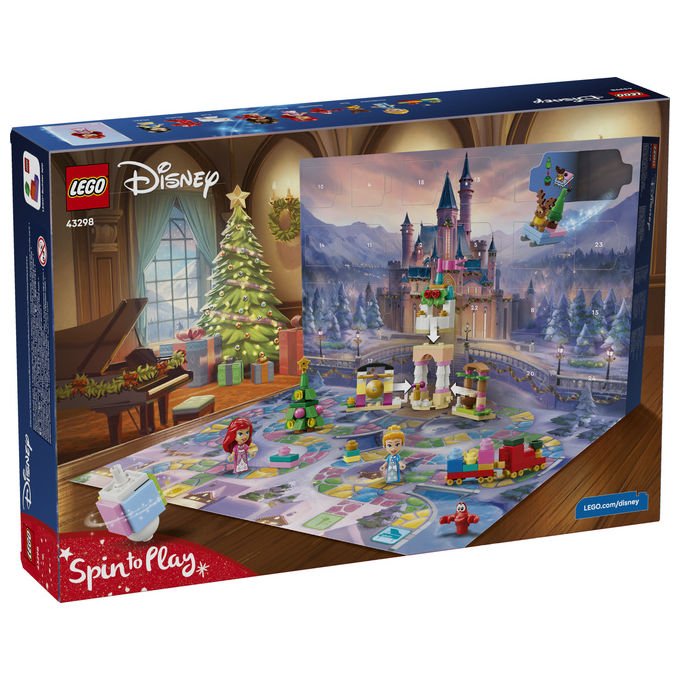 Lego 43298 Calendario dell'Avvento LEGO Disney Princess 2026 Set da Costruzione con 290 Pezzi per Bambini da 5+ Anni colore Multicolore